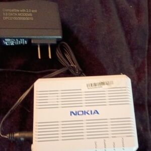 Nokia G-010G-A GPON ONT Fiber Optic Modem (Alcatel-Lucent) - Tested & Working